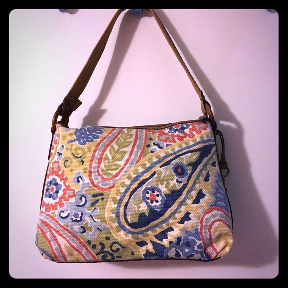 Fossil Floral Purse